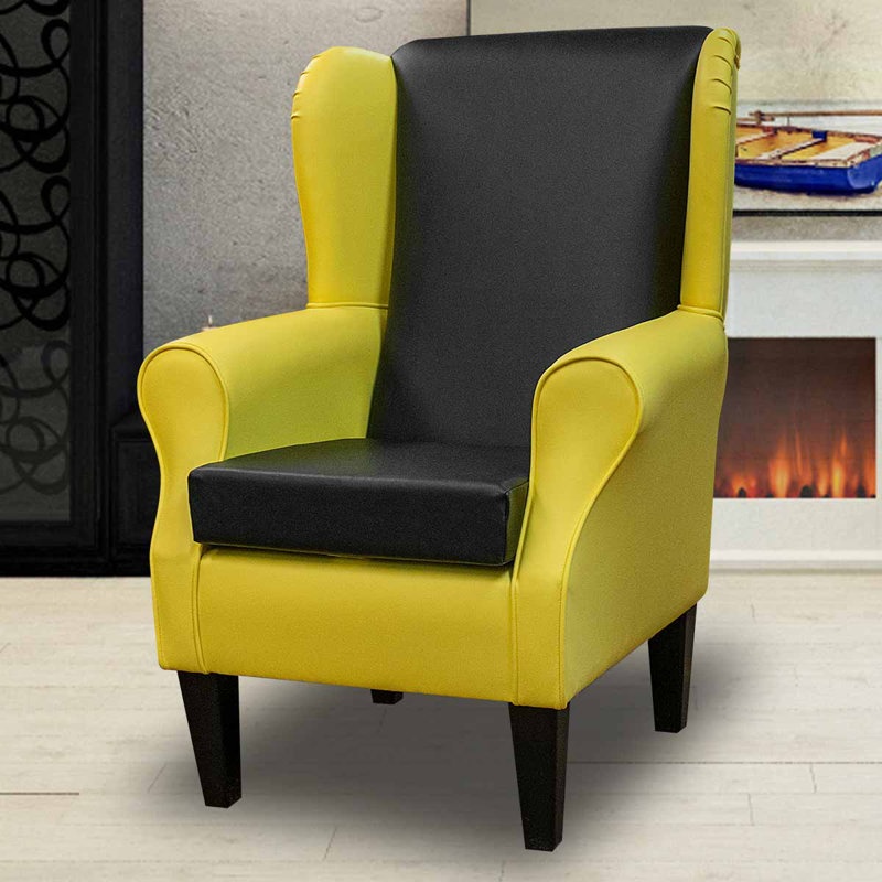 74cm Wide Tufted Wingback Chair