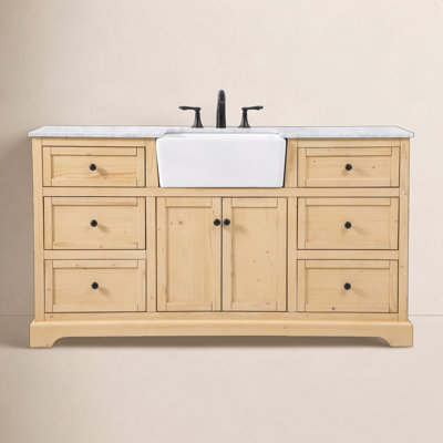 Pardue 60'' Single Bathroom Vanity
