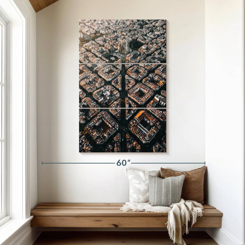 Sireci Barcelona Urban Planning, 50'' H x 32'' W
