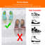 Range-chaussures blanc sur porte 24 paires