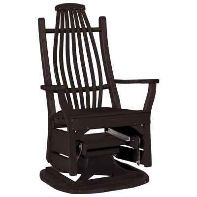 Fauteuil coulissant en bois cintré