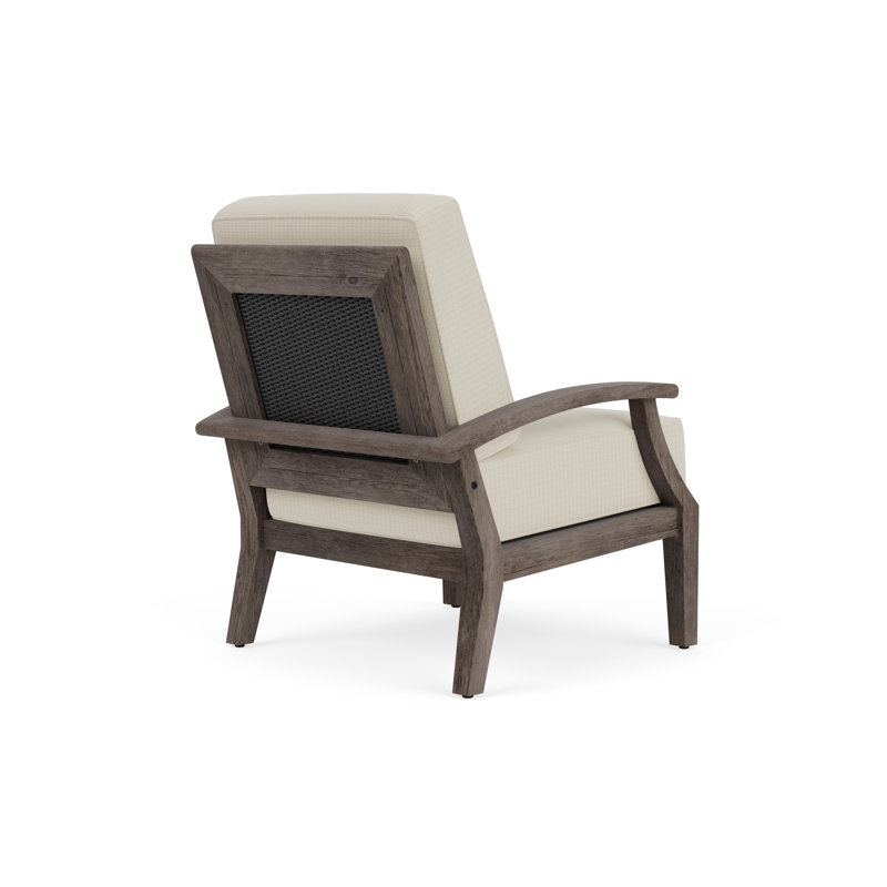 Frontier Outdoor Lounge Chair, Demo Stone, Charcoal