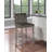Upholstered Faux Leather Counter Stool