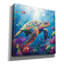 «Turtle In Corals» par Rich Monet, art mural sur toile-473788467