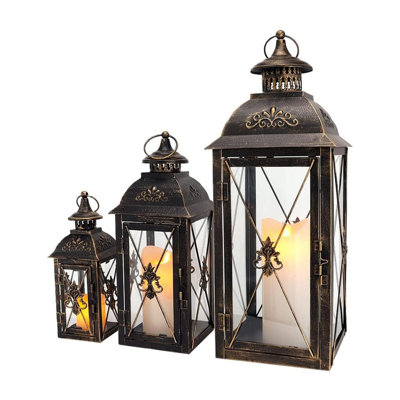 Metal Tabletop Lantern