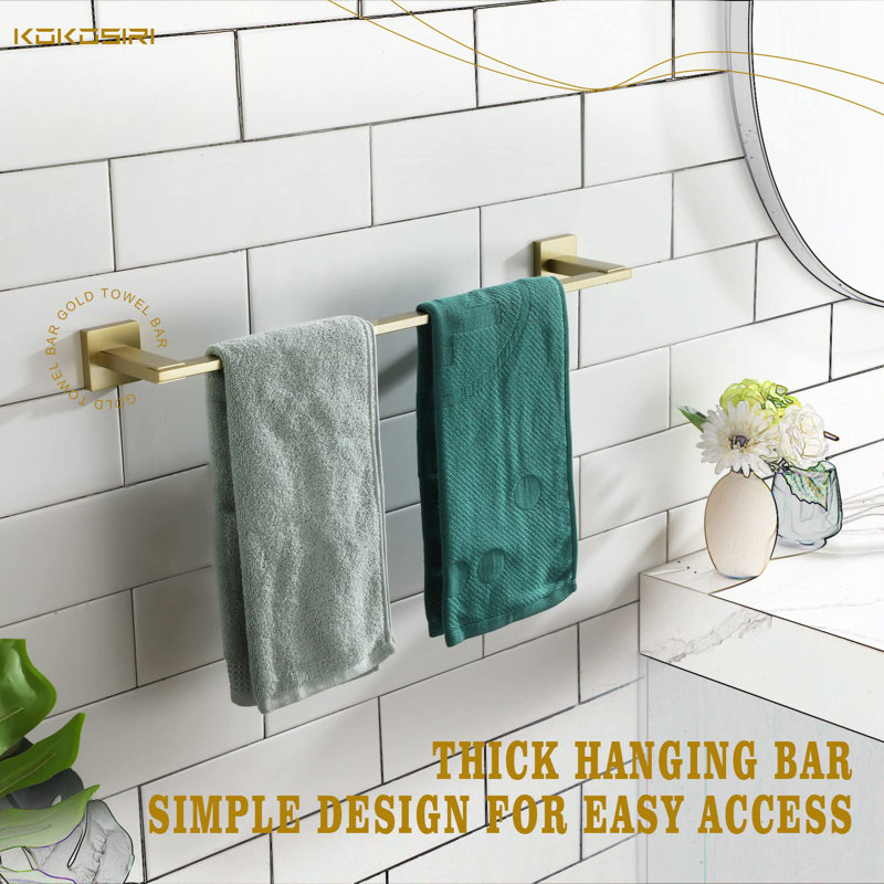5 - Piece Bathroom Hardware Set, Gold
