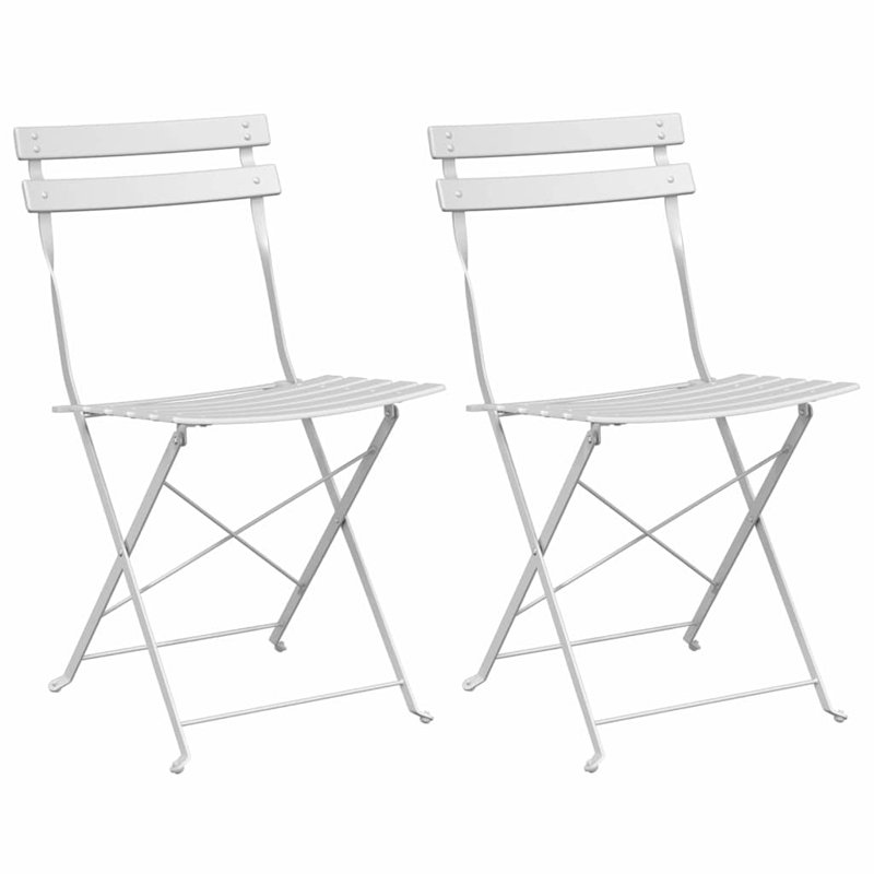 Patio Dining Side Chair, White