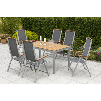Nordquist 6 - Person Patio Dining Set with Rectangular Table