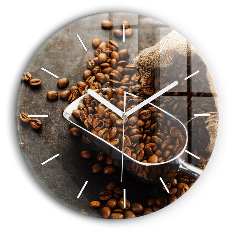 Glass Wall Clock