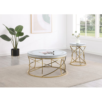 Ensemble de tables basses et de tables d'appoint Elise