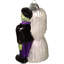 Ornement figurine suspendu frankenstein et mariée