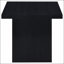 Ensemble de tables basses modernes 2 pièces en noir mat, parfait pour un décor de salon élégant et fonctionnel