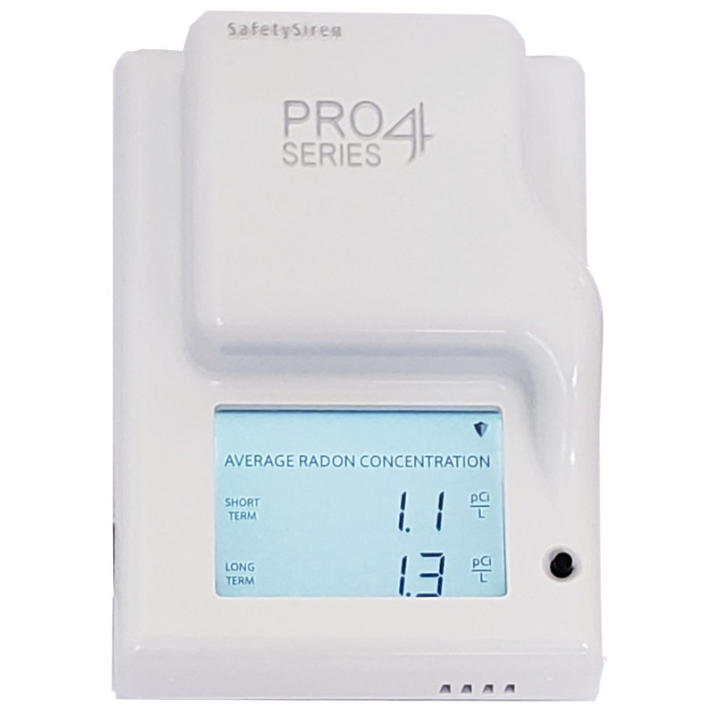Détecteur de gaz de radon électronique Pro4 Series