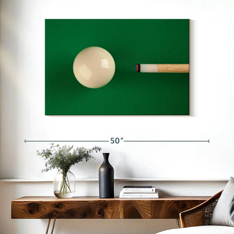 Billard américain, H 26 po x l 39 po