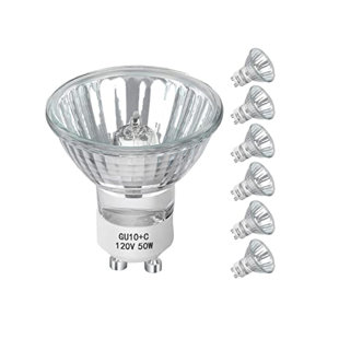 50 W, ampoule halogène à intensité variable MR16 (2700K) (Ensemble de 6)