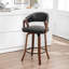 Tabouret de comptoir pivotant en similicuir Providence-128799124