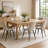 Upholstered Dining Chair with Carbon Steel Legs (Set of 6)-124568715-124568714