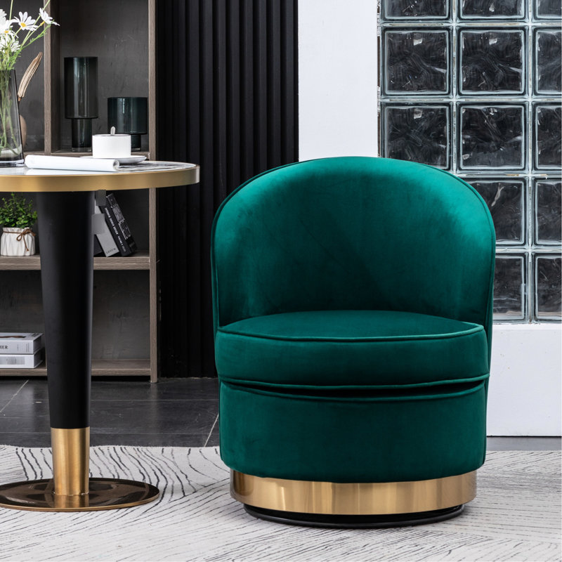 Sièges modernes en velours - Confort, chaise pivotante avec fonction
