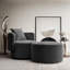 Bernella Upholstered Swivel Armchair-265139758