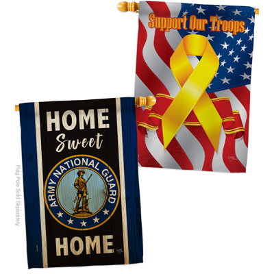 Decorative House Decoration Yard Banner 2-Sided Polyester/Polyester Blend 40 x 28 in. House Flag