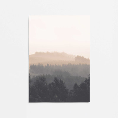 Imprimé voile de forêt