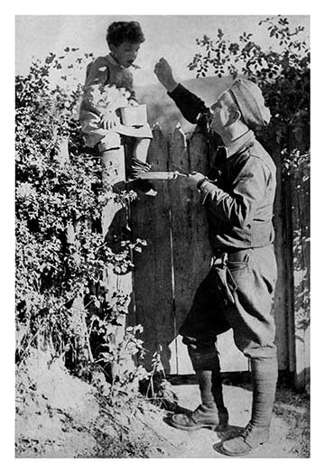 Reproduction de photo comrades, H 42 po x l 28 po x P 1,5 po