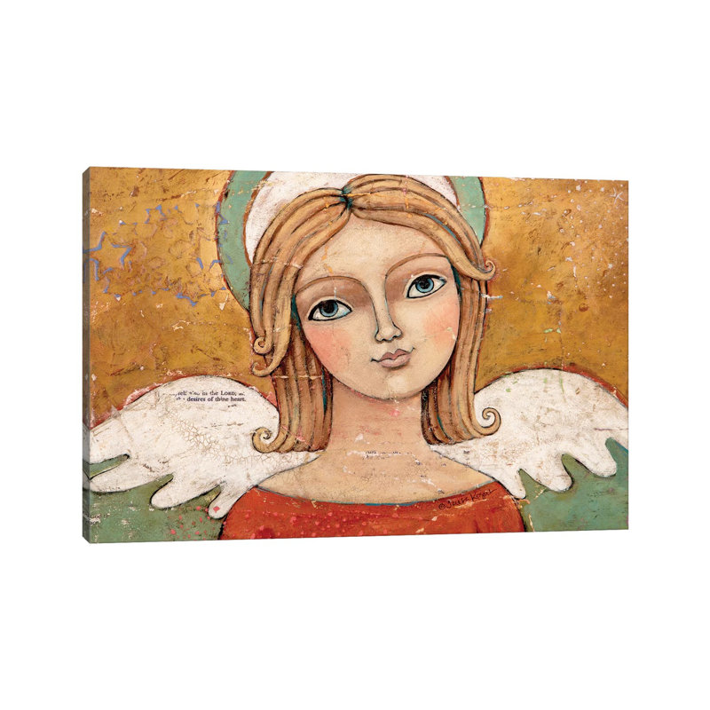 Mercy Peace And Love by Teresa Kogut - Print on Canvas, Wrapped Canvas, 20.32cm H x 30.48cm W x 1.91cm D