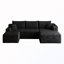 Canapé modulaire rembourré en U avec repose-pieds-130622444-130622448