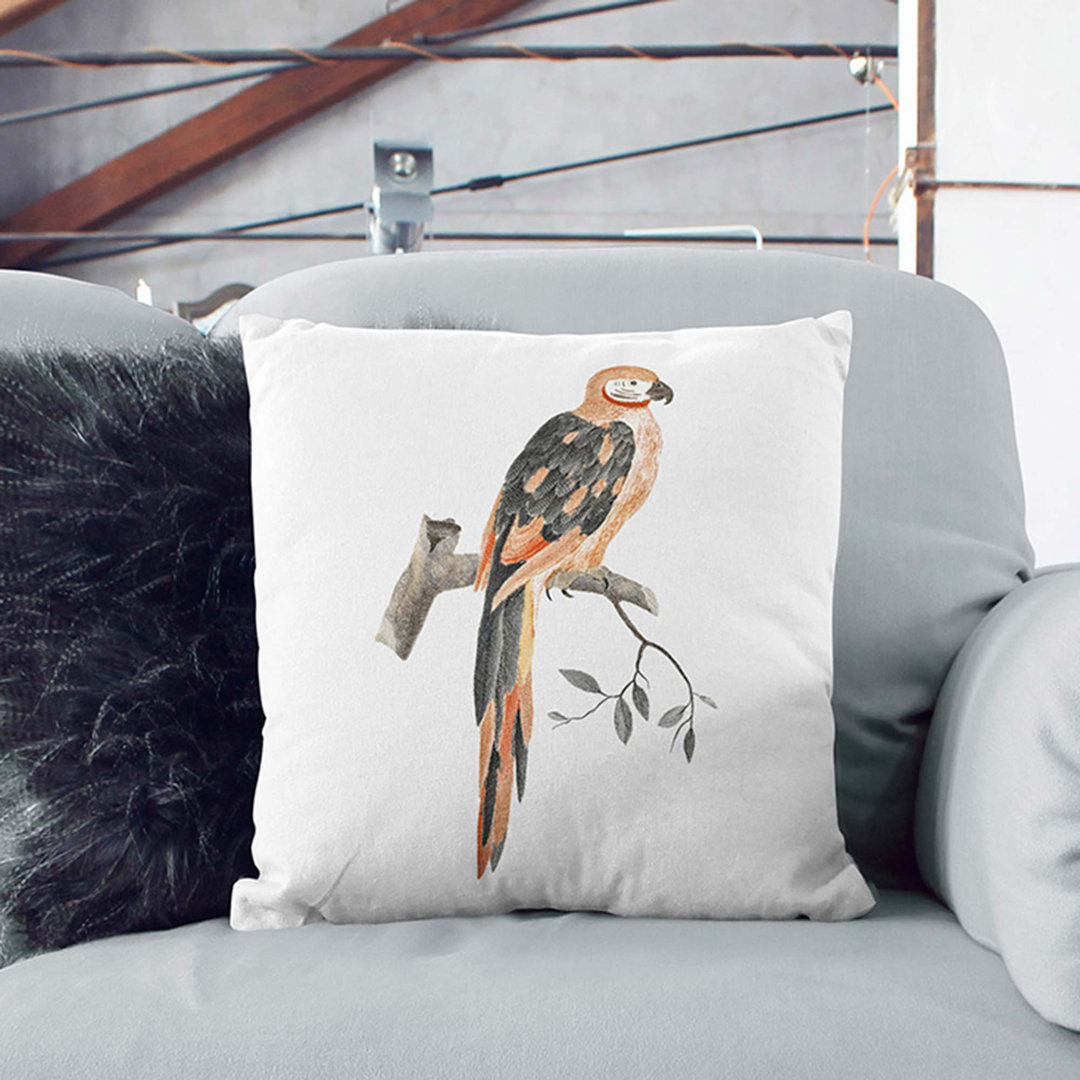 A Parrot by Johan Teyler Cushion with Filling
