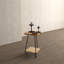 Table d'appoint ronde ronde (y compris la table basse, sans les chaises)