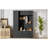 79'' Tall Modern Hall Tree with Shoe Storage, 4-in-1 Entryway Bench with 6 Cabinets, 4 Coat Hooks & Adjustable Shelf for Hallway, living room, Black-1030041055