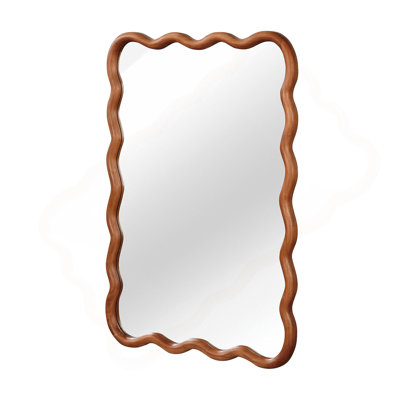 Rectangle Wood Frame Decorative Mirror For Bedroom, Bathroom, Living Room, Entryway