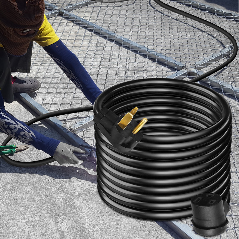 Welder Extension Cord 40Amp 25ft 250V, Welding Power Cord with NEMA