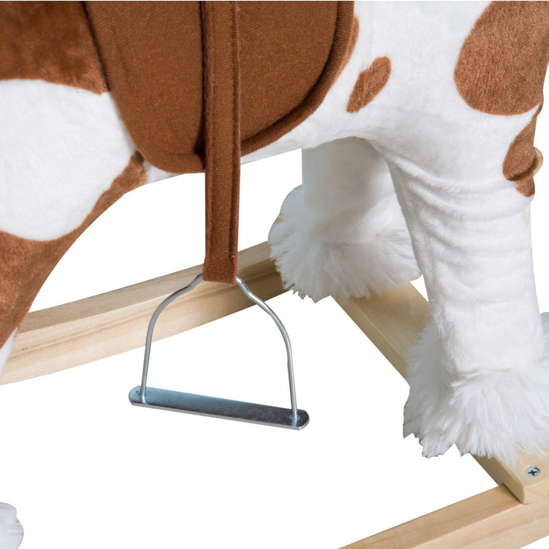 Plush Ride On Rocking Horse