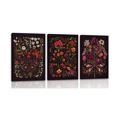 3 Piece Wrapped Canvas Wall Art