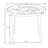 Houser 3-Piece Outdoor Dining Set with Round Dining Table Glass Top and 2 Dining Side Chair in Aluminum-88388546