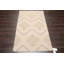 Tapis beige en laine noué à la main 3 pi 1 po x 4 pi 11 po Dakota Fields
