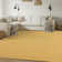 Breneisha Gold Machine Washable Non-Skid Rug