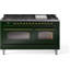 ILVE Nostalgie II 60 Dual Fuel Range, 9 Burners, Griddle-233756768-233757161