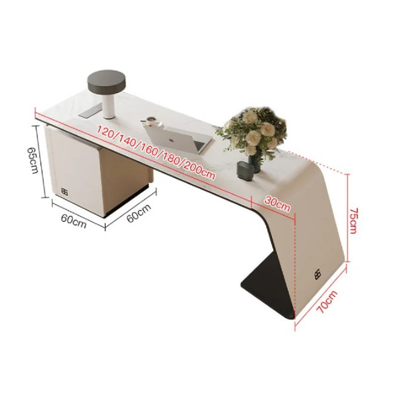 Cleonia L-Shaped Executive Desk