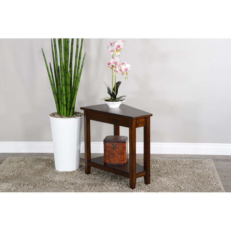 Hemphill Solid Wood End Table, Dark Chocolate