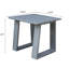 Table de bout d'extérieur carrée, table d'appoint