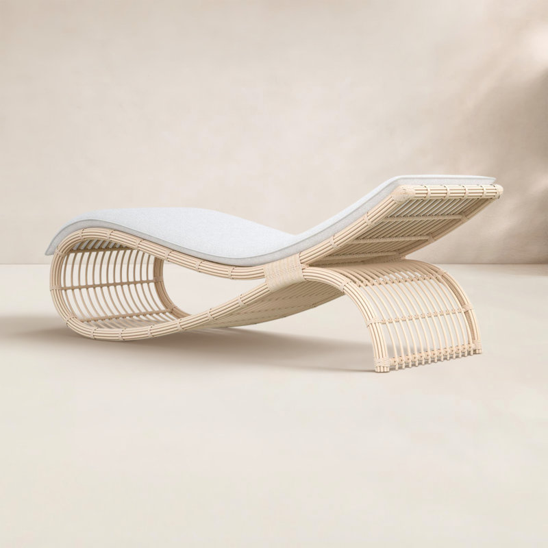 Paloma 77.17" Long Single Chaise with Cushions