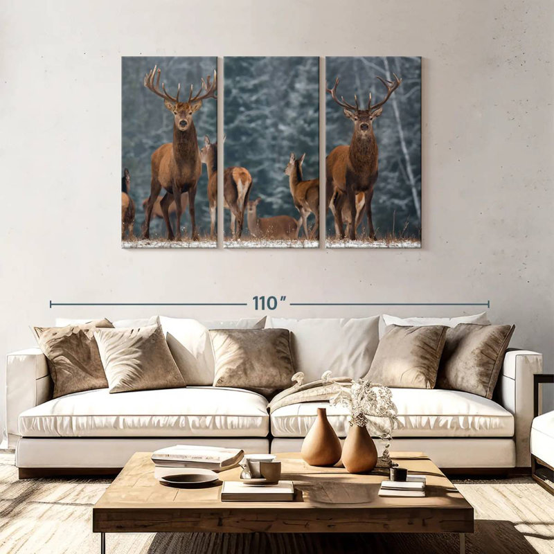 Deer Season, 48" H x 74" W