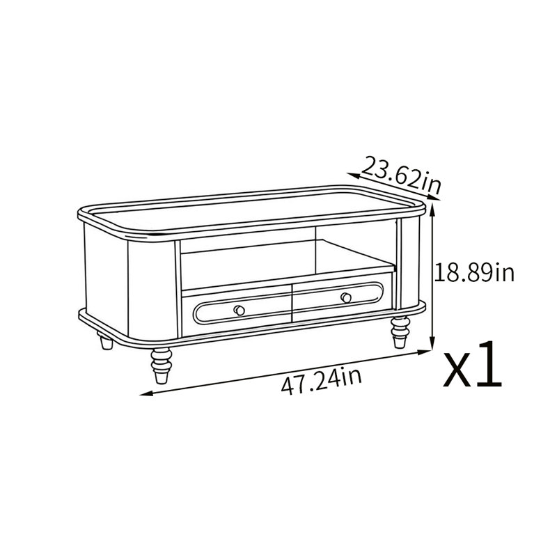 Table basse en bois massif
