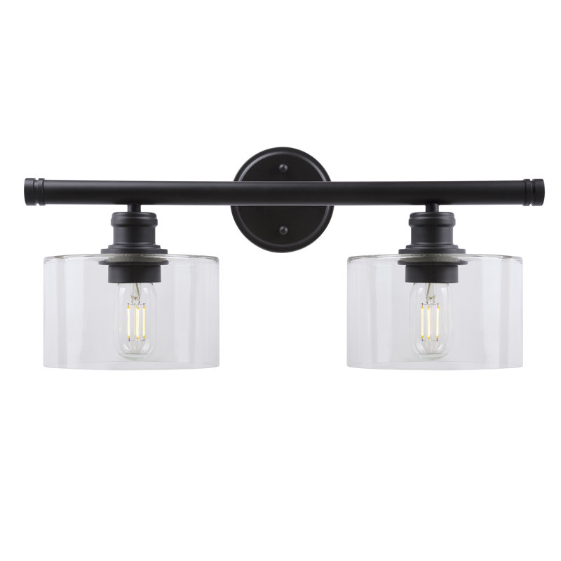 Currey 2 - Light Dimmable Bath Bar, Black