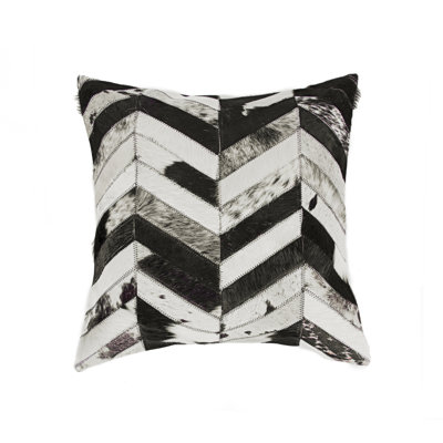 Housse et insert de coussin carré en cuir / suède Torino