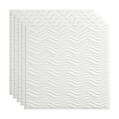 24 in. L x 24 in. W Textured Vinyl Drop-In Ceiling Tile