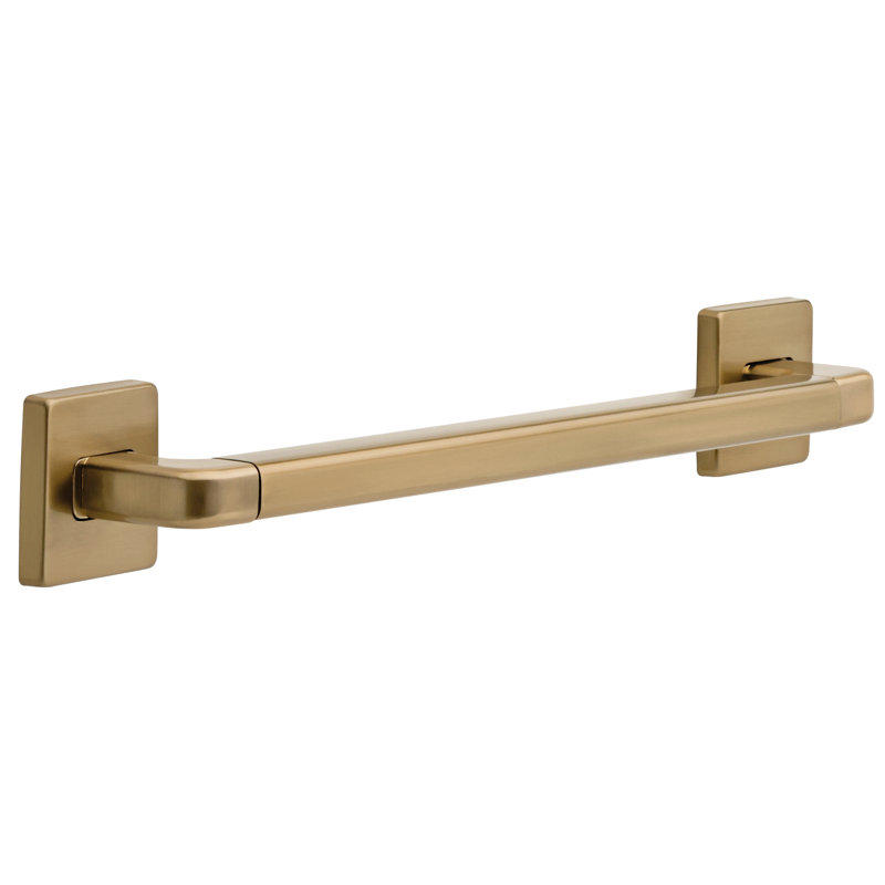 Bath Safety 18" Grab Bar, Brilliance Champagne Bronze