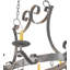 53" Long Laramie 8 Light Pot Rack